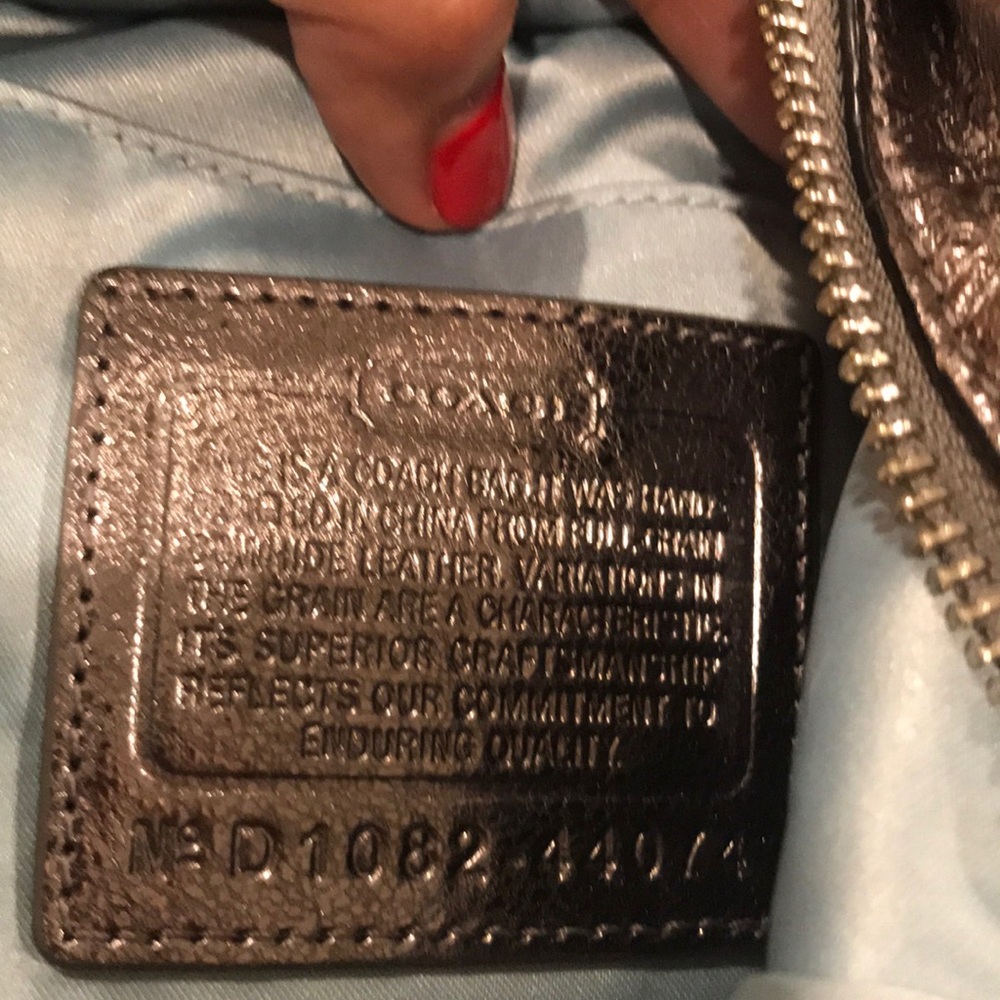 Coach Small Bag Gunmetal - Picture 8 of 8